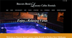 Desktop Screenshot of beaversbendcabins4rent.com