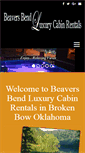 Mobile Screenshot of beaversbendcabins4rent.com